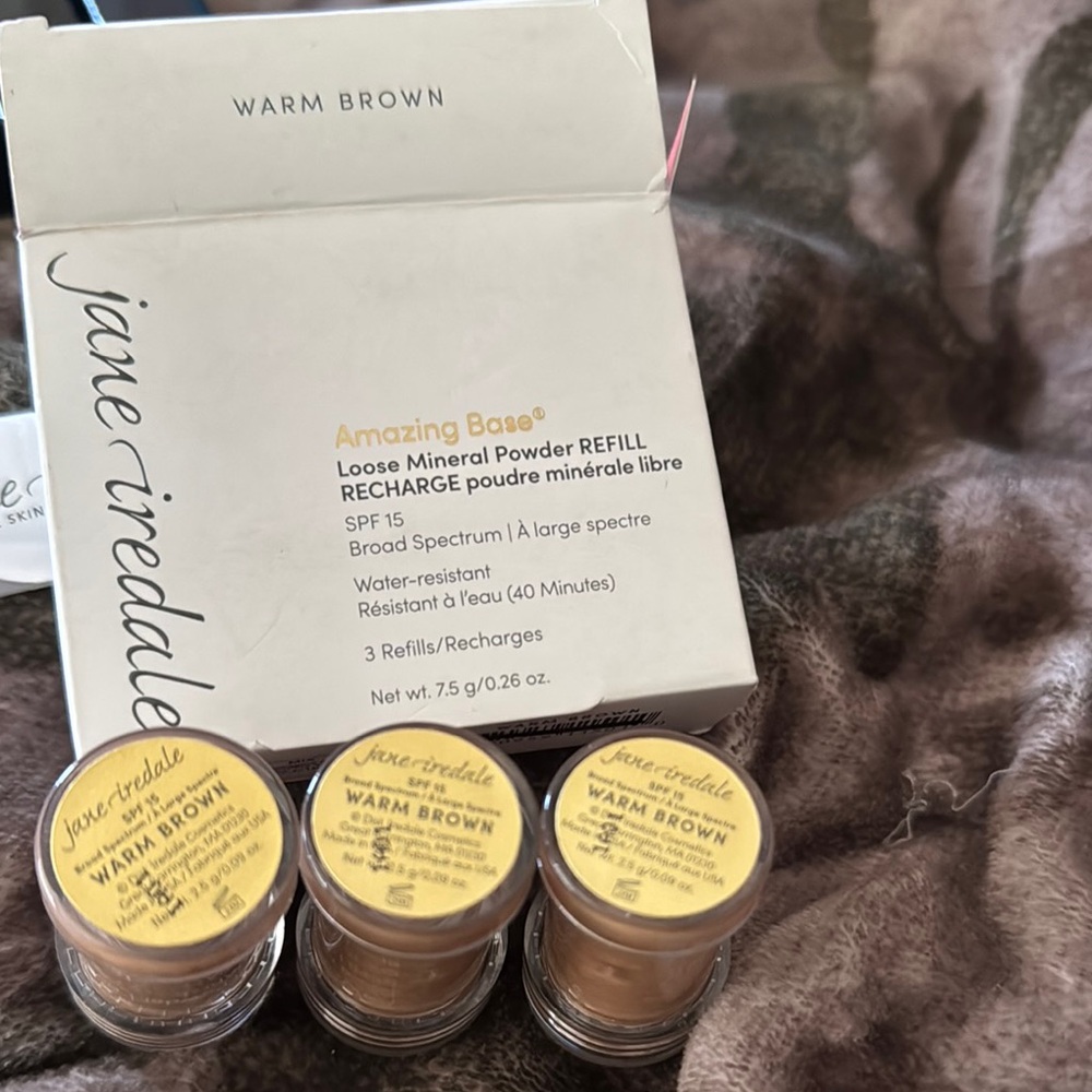 Jane Iredale Amazing Base Loose Mineral Powder Refill - Warm Brown